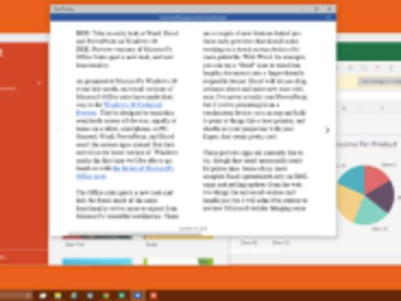 マイクロソフト、「Office for Windows 10」のプレビューを公開